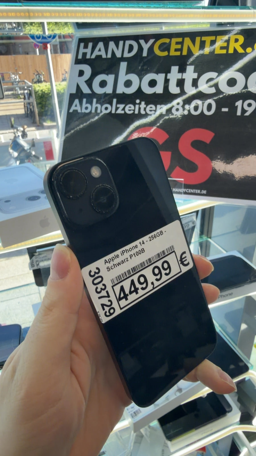 Apple iPhone 14 - 256GB - Schwarz P100B Zweitbild