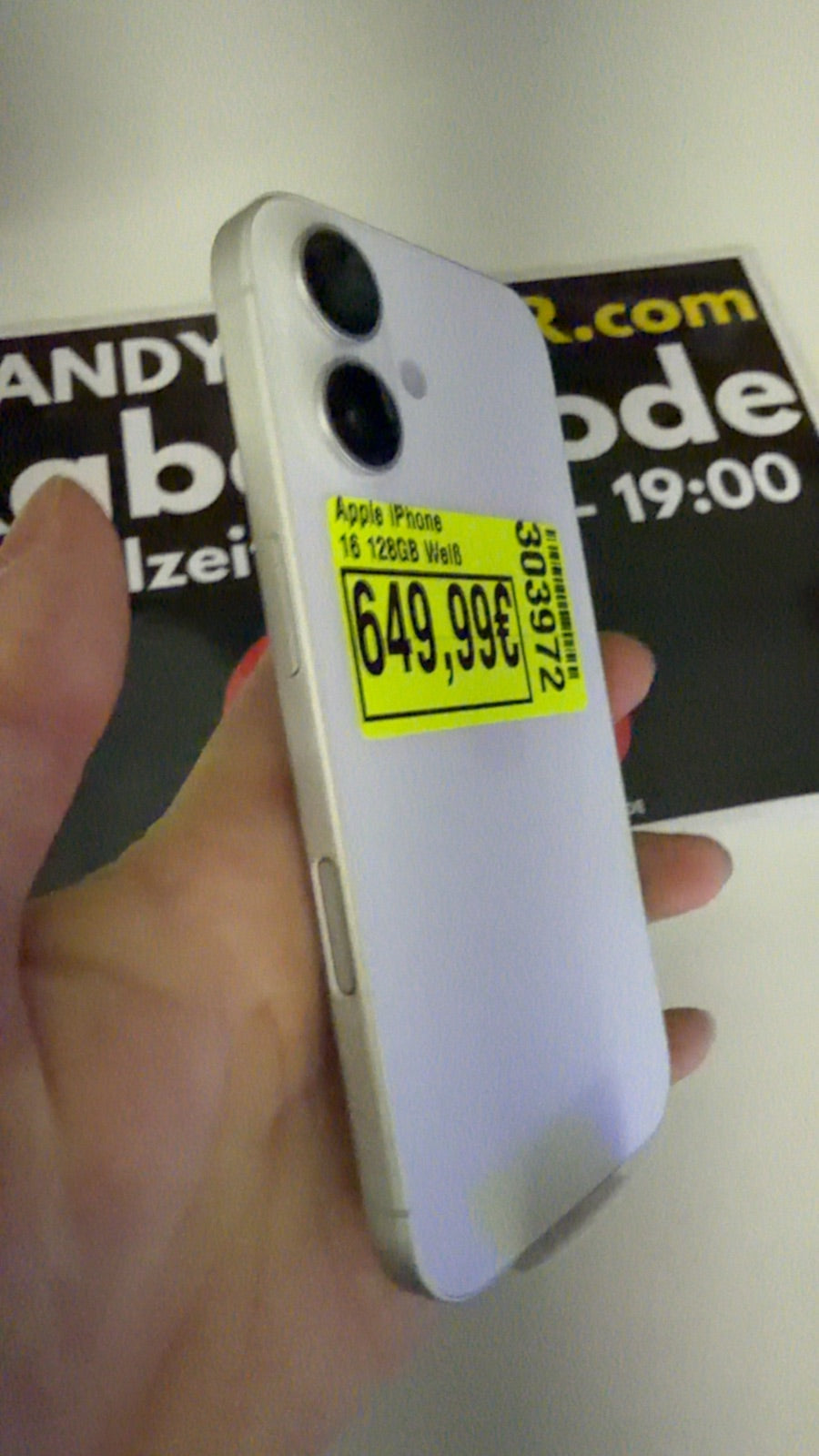 Apple iPhone 16 128GB Weiß Zweitbild