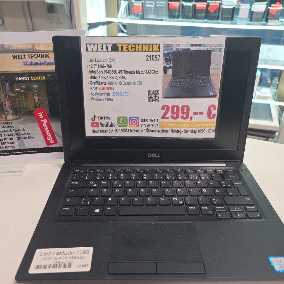 Dell Latitude 7290, Intel Core i5-8350U Notebook