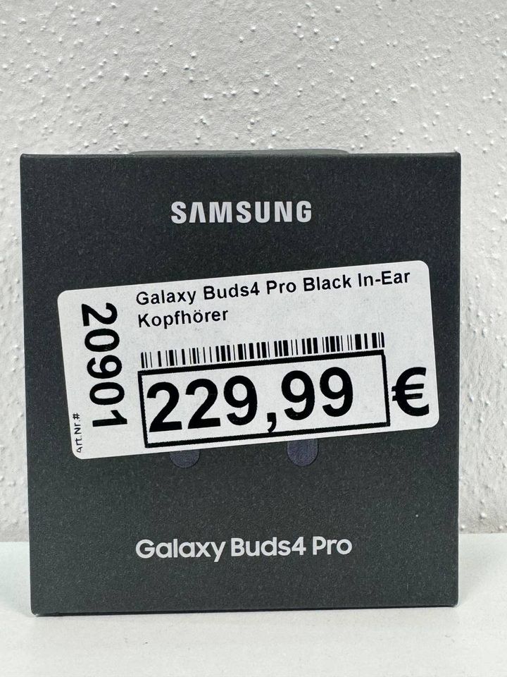 Samsung Galaxy Buds4 Pro In-Ear Kopfhörer Schwarz Hauptbild