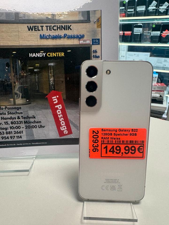 Samsung Galaxy S22 128GB Weiß Hauptbild