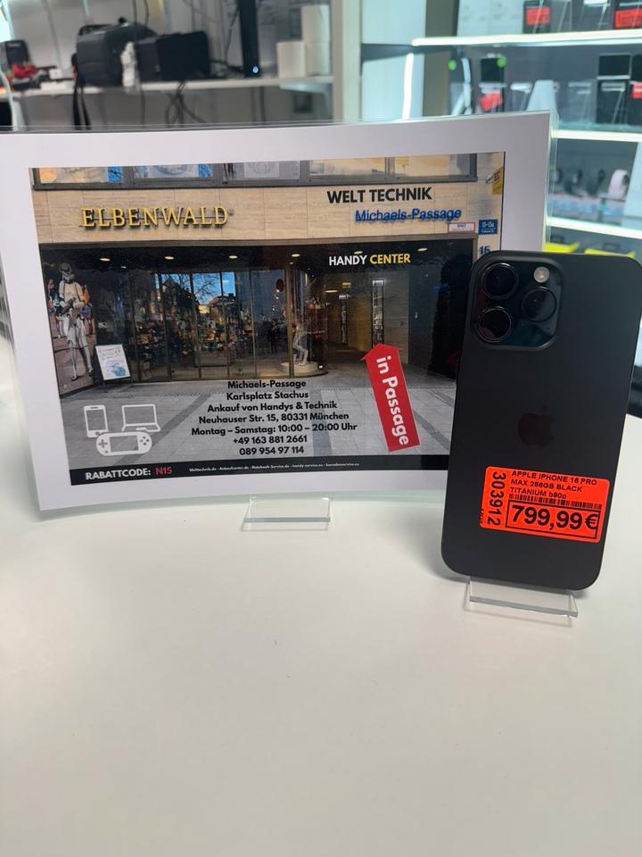 iPhone 18 Pro Max 256GB Schwarz