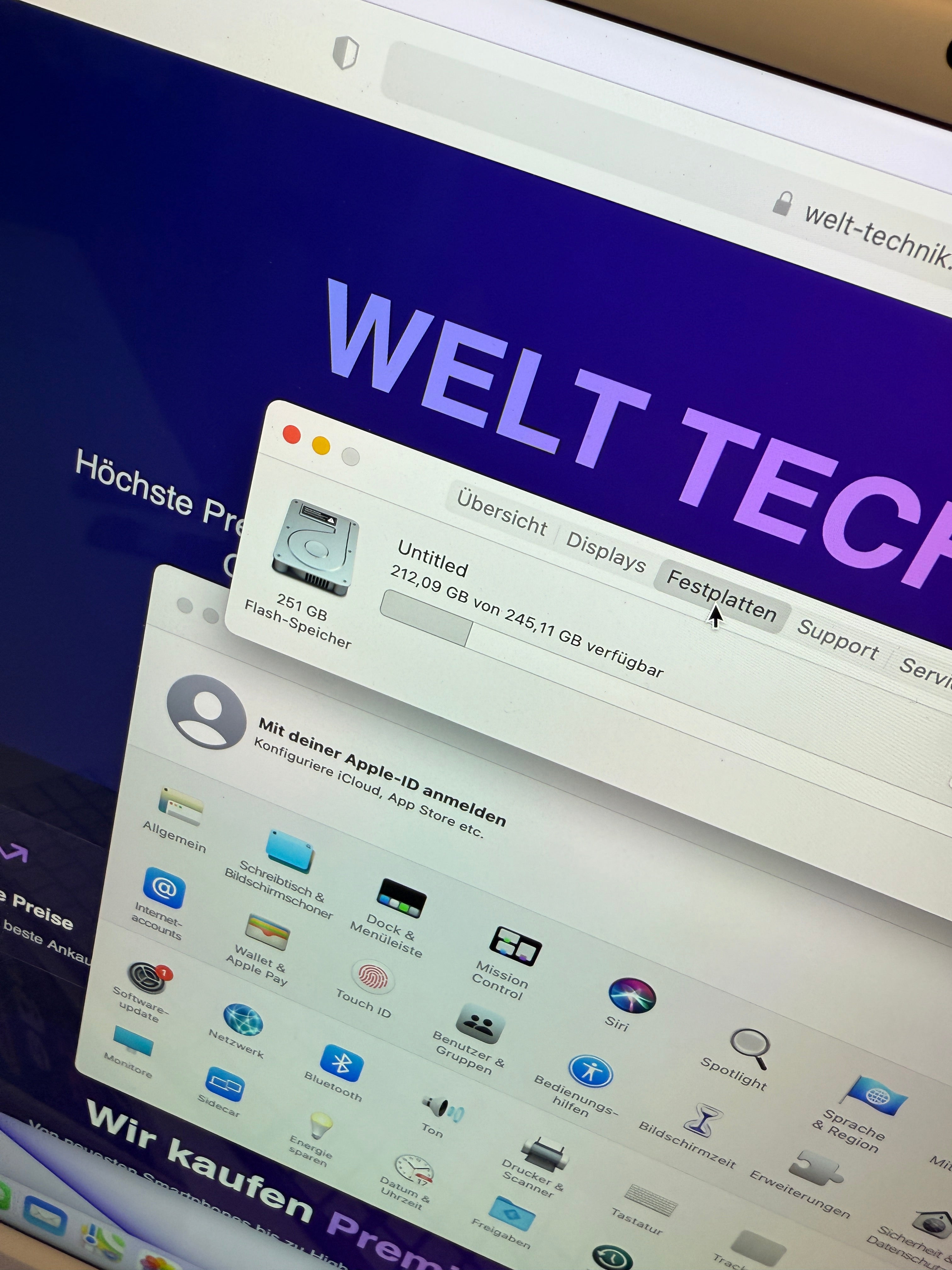 Apple iMac 24 Zoll (256GB SSD, Apple M1, 3,20GHz, 16GB, 2021) Lila