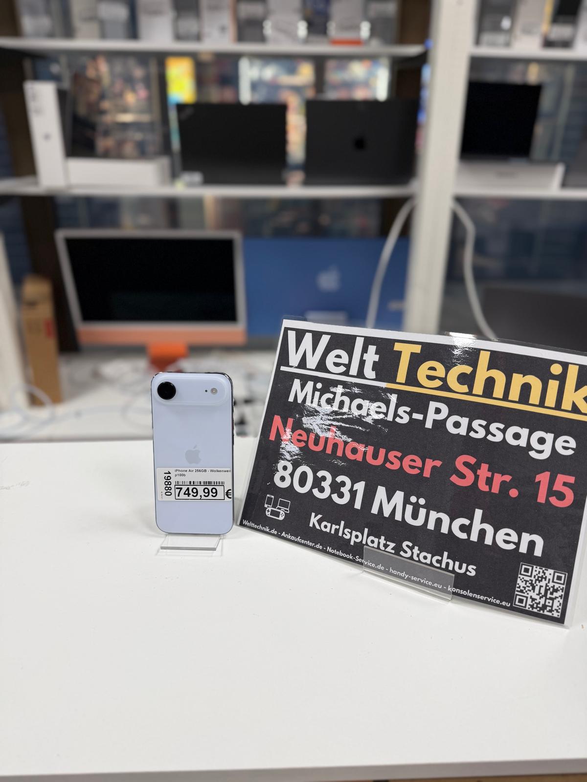 iPhone Air 256GB - Wolkenweiß p100b Hauptbild