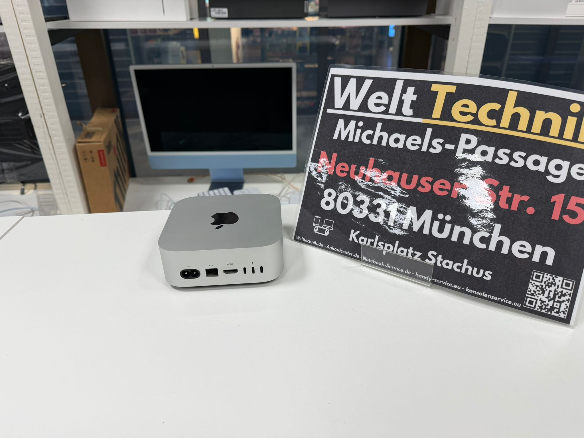 Mac Mini M4, 10-Core, 16 GB, 256 GB SSD